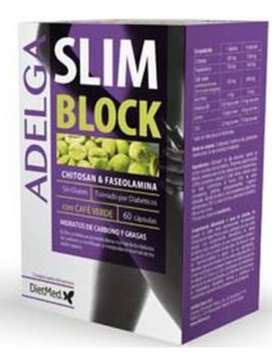 Adelgaslim Block - 60 Cápsulas - Dietmed